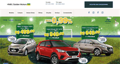 Desktop Screenshot of goldenmotors.com.br
